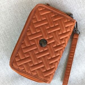 Lug Quickstep Crossbody/Wristlet Wallet in Copper